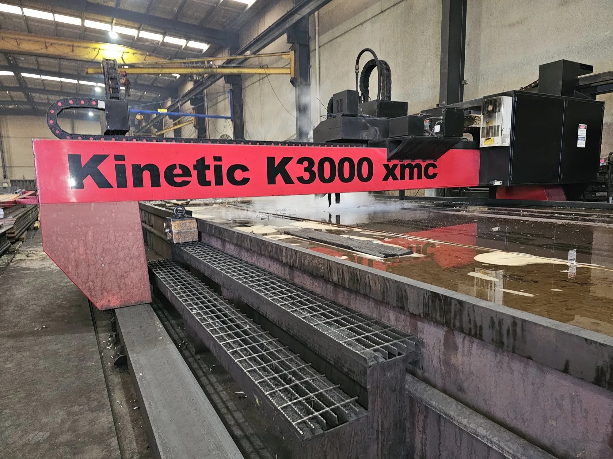 Kinetic K3000 XMC CNC plasma cutter at M-Steel Dandenong South