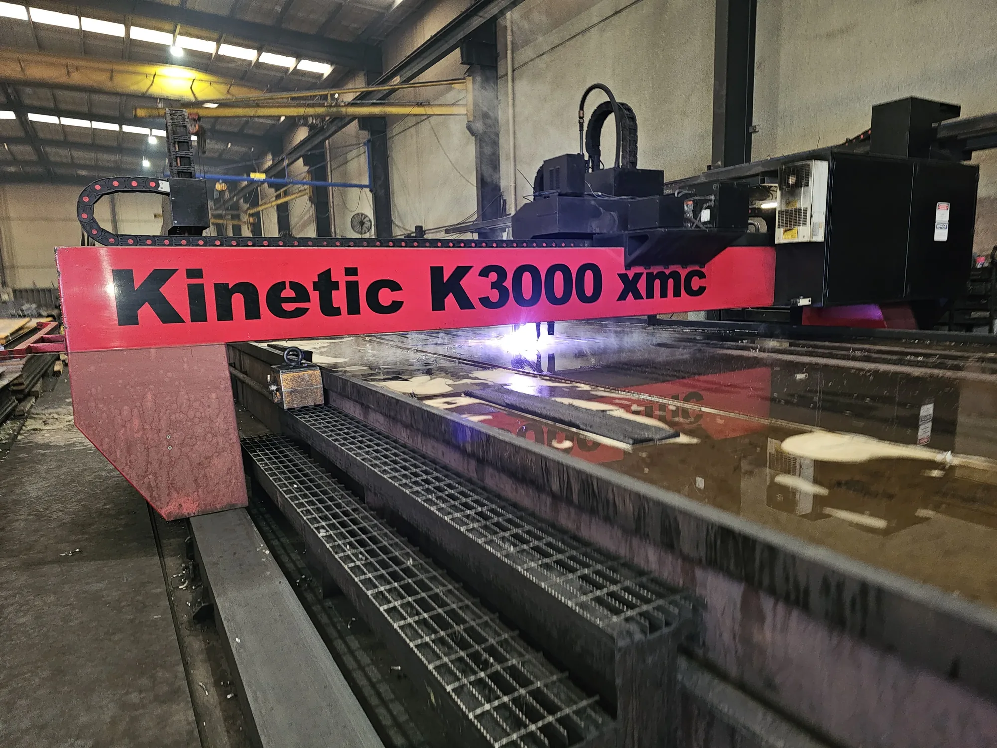 Kinetic K3000 XMC plasma cutting at M-Steel Dandenong South